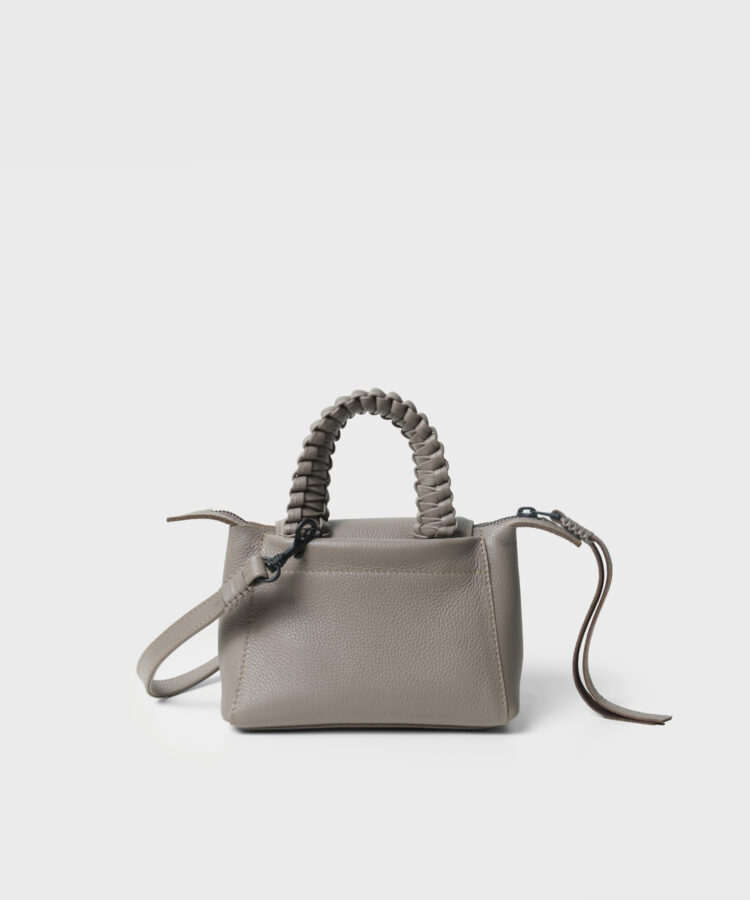 Mini Top Handle in Sand Grained Leather