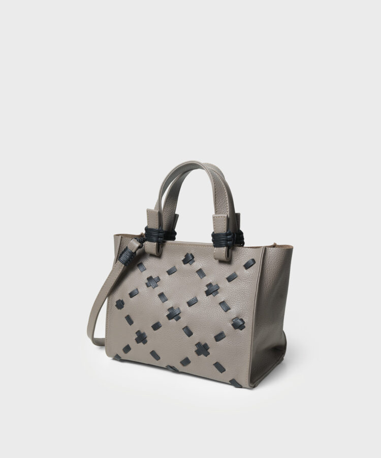 Scala Mini Tote in Sand Grained Leather