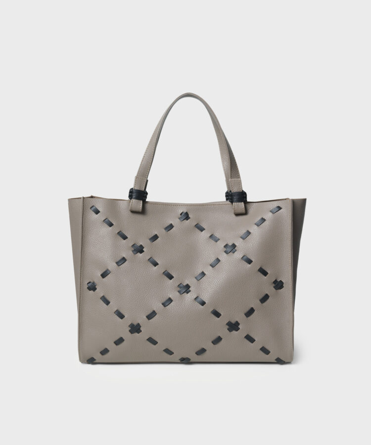 Scala Medium Tote Sand Grained Leather