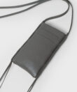 Pocket Bag in Grey Grained Leather