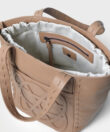 Cleo Bag in Camel Grained Leather