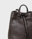 Mini Backpack in Cocoa Grained Leather