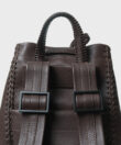 Mini Backpack in Cocoa Grained Leather