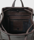 Mini Backpack in Cocoa Grained Leather