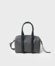 Mini Bowling in Grey Grained Leather