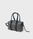 Mini Bowling in Grey Grained Leather