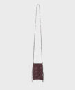Cross Pocket Bag in Merlot Smooth Leather