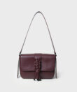 Braided Bag in Merlot Smooth Leather