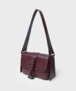 Braided Bag in Merlot Smooth Leather