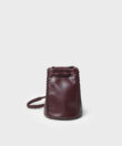 Pouch Bag in Merlot Smooth Leather