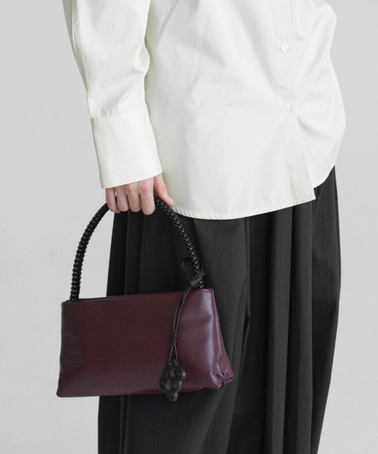 CC Nephele Bag in Merlot Smooth Leather