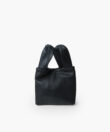 Gaia Tote in Black Grained Leather