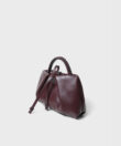 Venetia Clutch in Merlot Smooth Leather