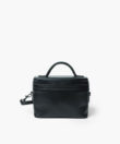 Venus Bag in Black Smooth Leather
