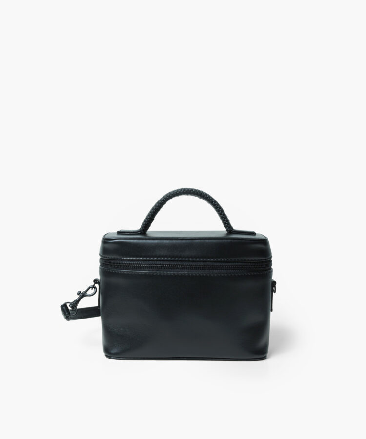 Venus Bag in Black Smooth Leather