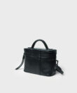 Venus Bag in Black Smooth Leather