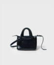 Mini Top Handle in Ink Patent Leather