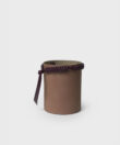 Macrame Ceramic Candle in Terracotta