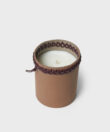 Stitch Ceramic Candle in Terracotta