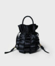 Olympia Bag in Black Satin