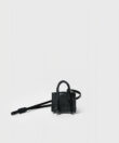 Mini Tote Bag Charm in Black