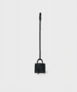 Mini Tote Bag Charm in Black