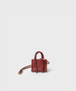 Mini Tote Bag Charm in Scarlet