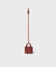 Mini Tote Bag Charm in Scarlet