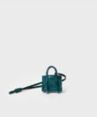 Mini Tote Bag Charm in Teal