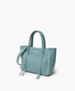 Mini Tote in Sky Grained Leather