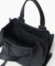 Ara Mini Tote in Black Grained Leather
