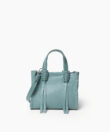 Ara Mini Tote in Sky Grained Leather