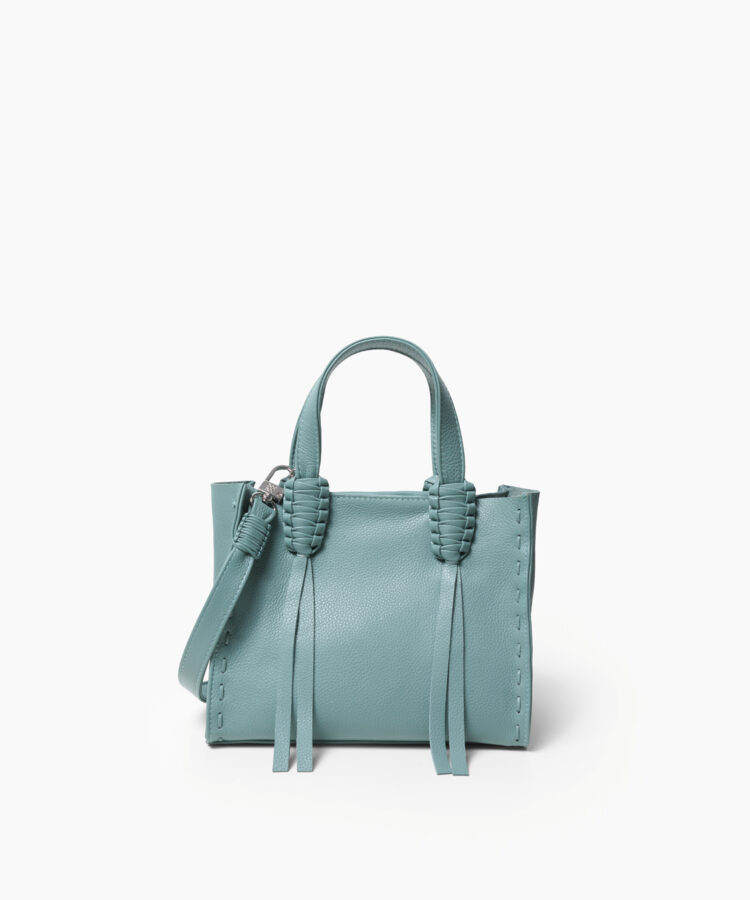 Ara Mini Tote in Sky Grained Leather