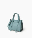Ara Mini Tote in Sky Grained Leather