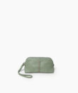 Vanity Case in Sage Grained Leather
