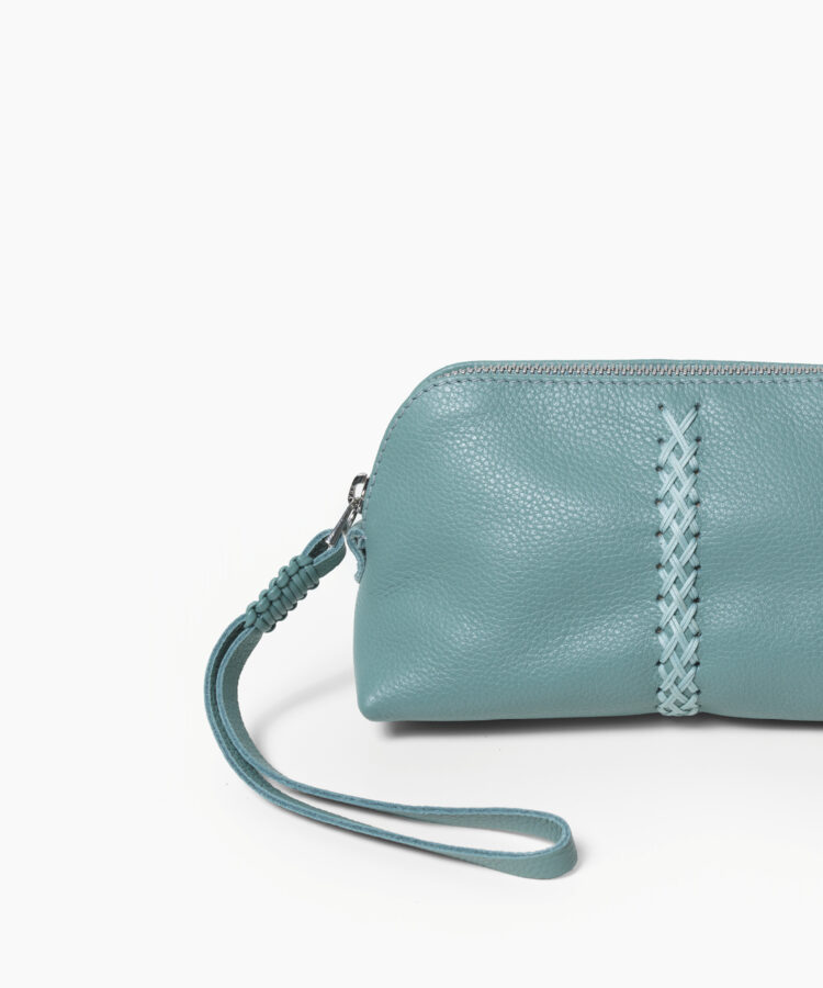 Vanity Case in Sky Grained Leather
