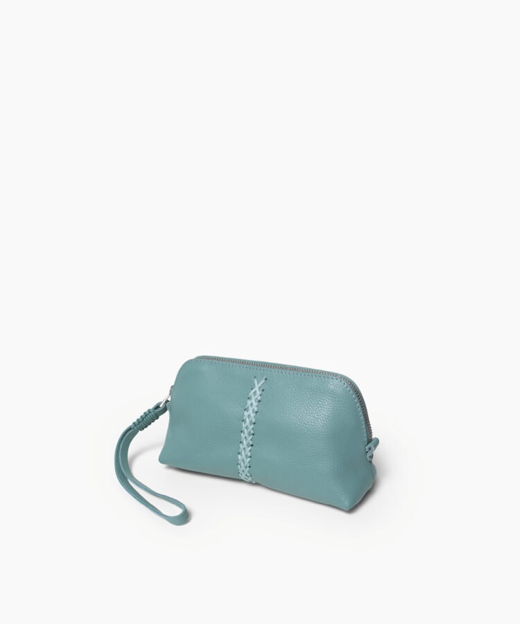 Vanity Case in Sky Grained Leather