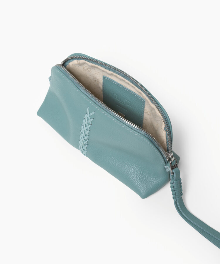 Vanity Case in Sky Grained Leather