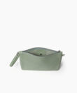 Maxi Pochette in Sage Grained Leather