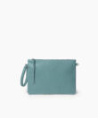 Maxi Pochette in Sky Grained Leather