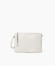 Maxi Pochette in Ivory Grained Leather