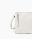 Maxi Pochette in Ivory Grained Leather