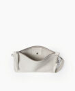 Maxi Pochette in Ivory Grained Leather