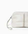 Maxi Vanity Case in Ivory Grained Leather