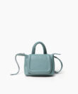 Mini Top Handle in Sky Grained Leather