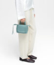 Mini Top Handle in Sky Grained Leather