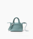 Mini Top Handle in Sky Grained Leather
