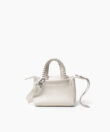 Mini Top Handle in Ivory Grained Leather