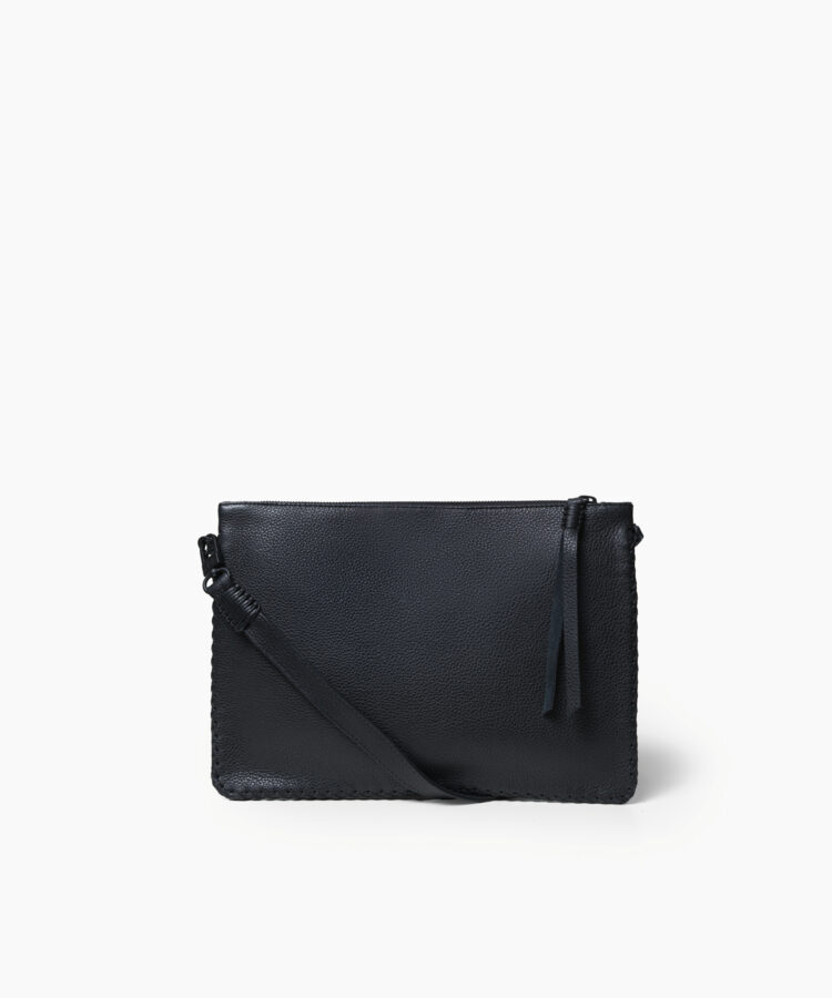 Leather Strap Black Grained Leather