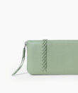 Wallet in Sage Grained Leather